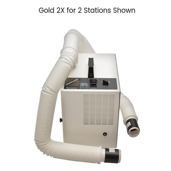 Vanguard Gold 2X Dust Collector 2 Station 10345 Ea