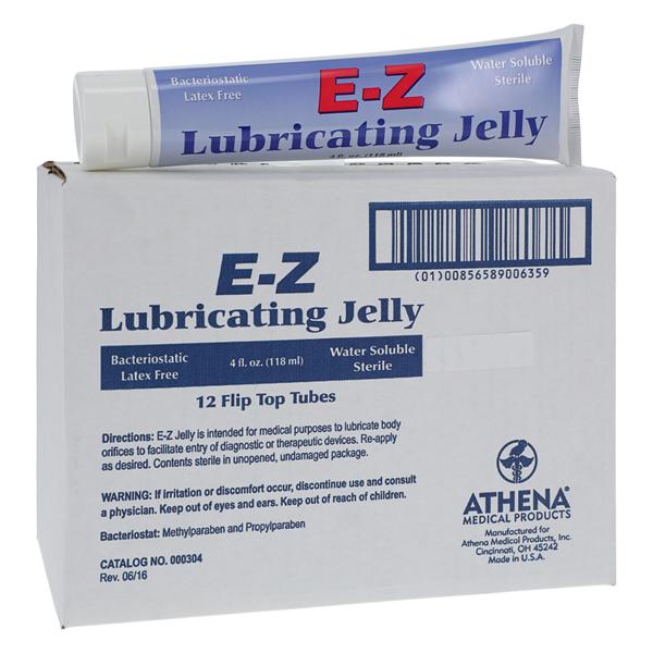 E-Z Lubricating Jelly 4oz Flip Top Tube 12/Bx