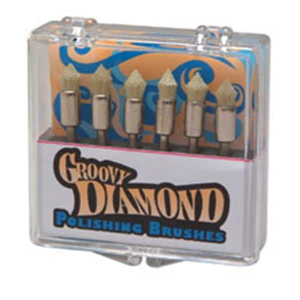 Groovy Diamond Polishing Brush 6/Pk