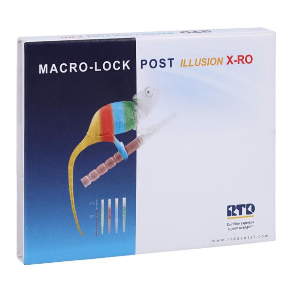 Macro-Lock Illusion X-RO Fiber Resin Posts Refill Size 4 1.83 mm Green 10/Pk