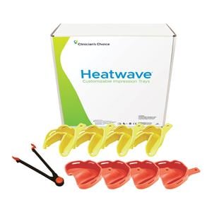 HeatWave Disposable Quadrant Impression Tray Introductory Kit 32/Pk