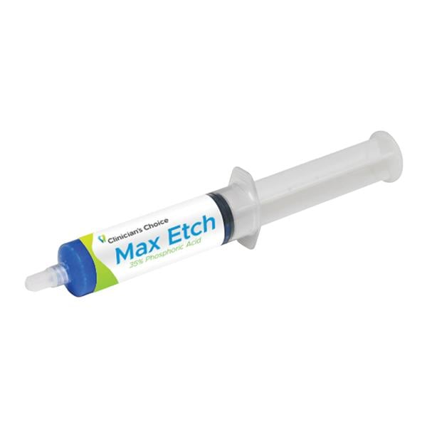 Max Etch 35% Phosphoric Acid Etchant 30 mL Bulk Syringe 30mL/Ea