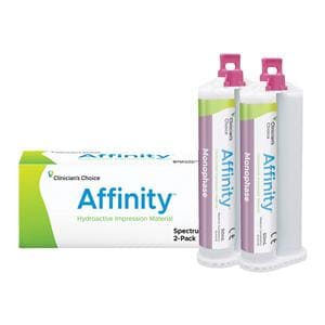 Affinity Impression Material Regular Set Monophase Refill w/o Tips 2/Pk