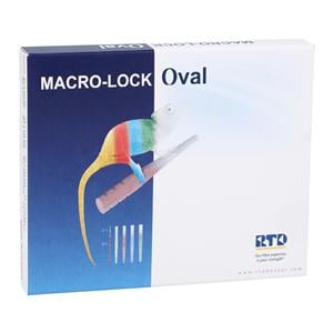 Macro-Lock Oval Posts Refill Size 4 2.65 mm Green 5/Pk