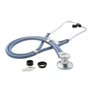 Adscope 641 Sprague Rappaport Stethoscope Adlt/Ped LtBlu Double Lumen Tubing Ea