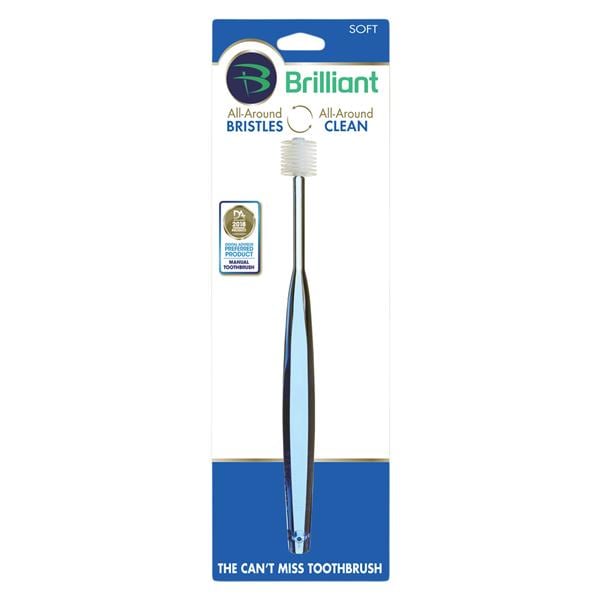 Brilliant Toothbrush Soft Blue Ea