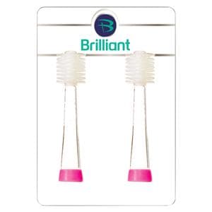 Baby Buddy Brilliant Brush Heads Refill Sonic 360 Pink 2/Pk