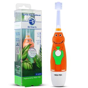 Baby Buddy Brilliant Electric Toothbrush Electric Toothbrush 360 Degree Orng Ea, 24 EA/CA