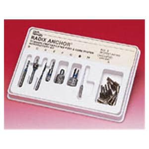 Radix Anchor Posts Titanium Introductory Kit Size 1 Parallel Sided Ea