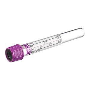 Vacuette Venous Blood Collection Tube Lavender/Black 6mL Plastic 50/Pk, 24 PK/CA