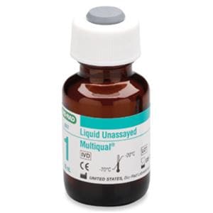 Multiqual Unassayed Chemistry Level 1 Control 12x10mL For Analyzer 12/Bx