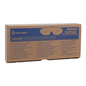 SafeView Lens Eyewear Clear Disposable 10x25/Ca