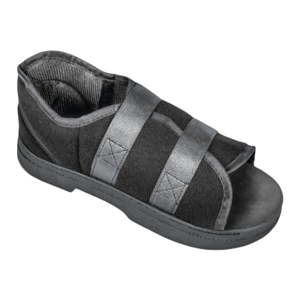 Softie Post-Op Shoe Poly-Cotton Blend/Tricot Foam Black Small Women 4-6