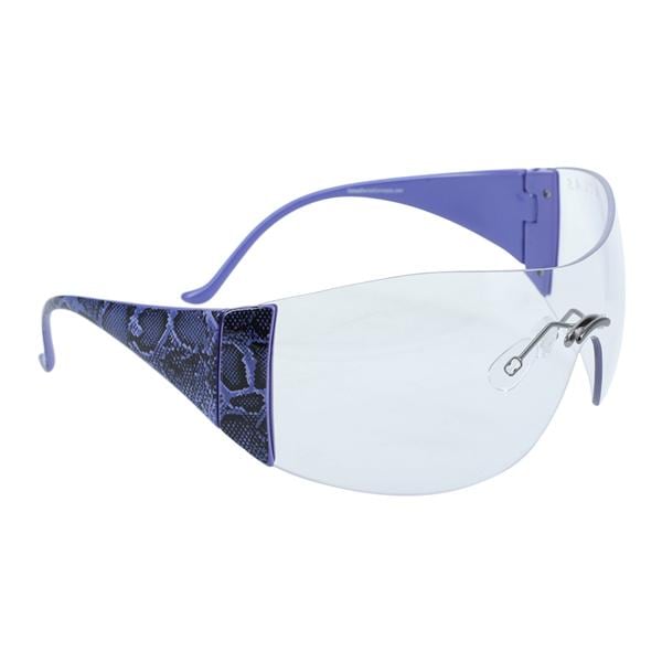 Roma Safety Eyewear Clear Lens / Purple Python Frame Ea