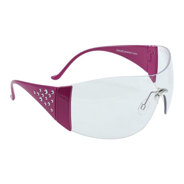 Roma Safety Eyewear Clear Lens / Pink Frame Ea