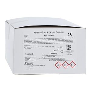 Para-Pak Transport System Formalin 10% Ea 10/bx, 12 BX/CA