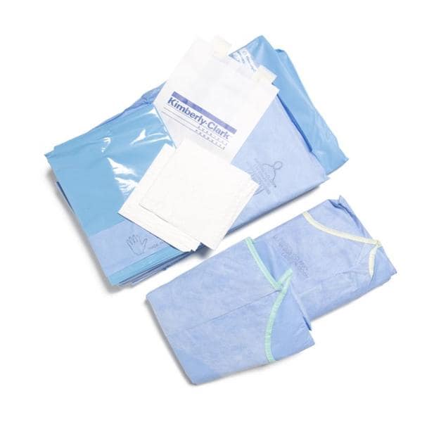 Laparotomy Pack Utility Drapes w/Tape 26x15