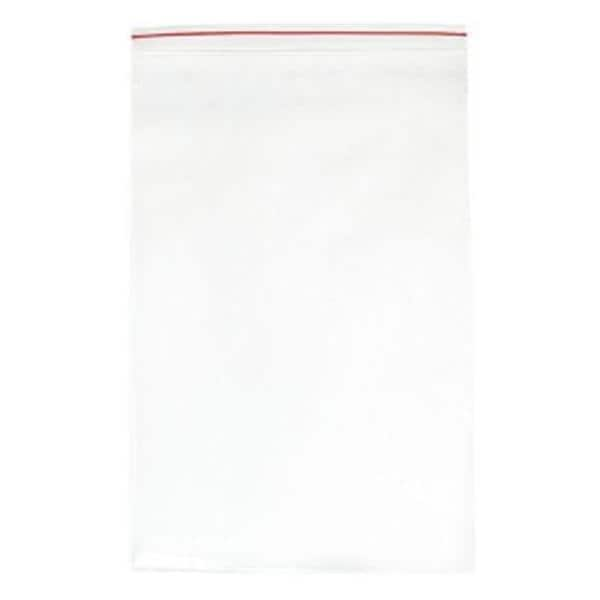 Red Line Specimen Bag Plain Zip Closure 1000/Ca