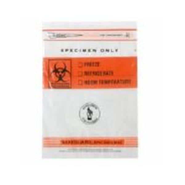 Biohazard Bag Reclosable Zipper 1000/Ca