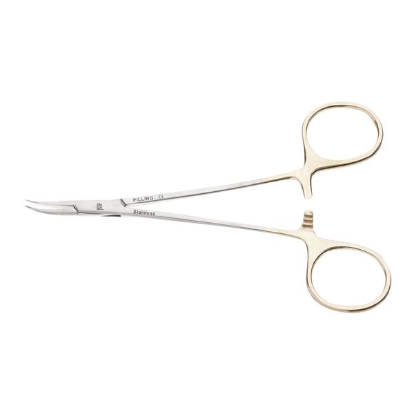 Piercing Forcep Curved 5-1/2" Stainless Steel Non-Sterile ea