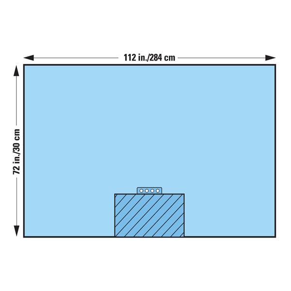 Orthoarts 112x72" Sterile Bar Drape Non-Fenestrated