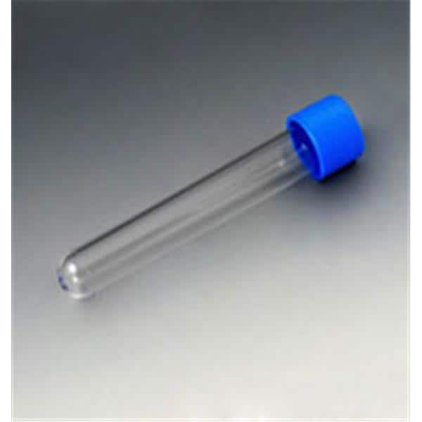 Test Tube Polystyrene 10mL 16x100mm Non-Sterile 1000/Ca