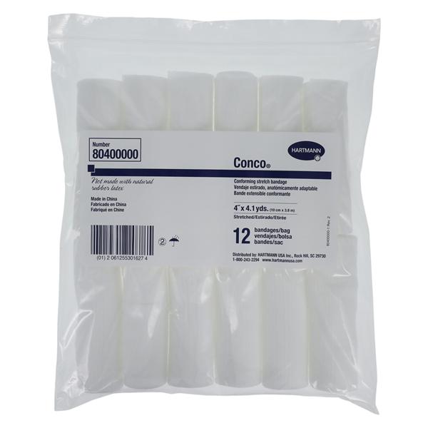 Gauze Bandage Polyester 4"x4.1yd Non-Sterile 12rl/Bg