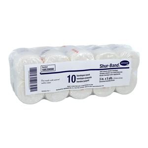 Shur-Band Stretch Bandage Elastic 3"x5yd Non-Sterile 10/Bx