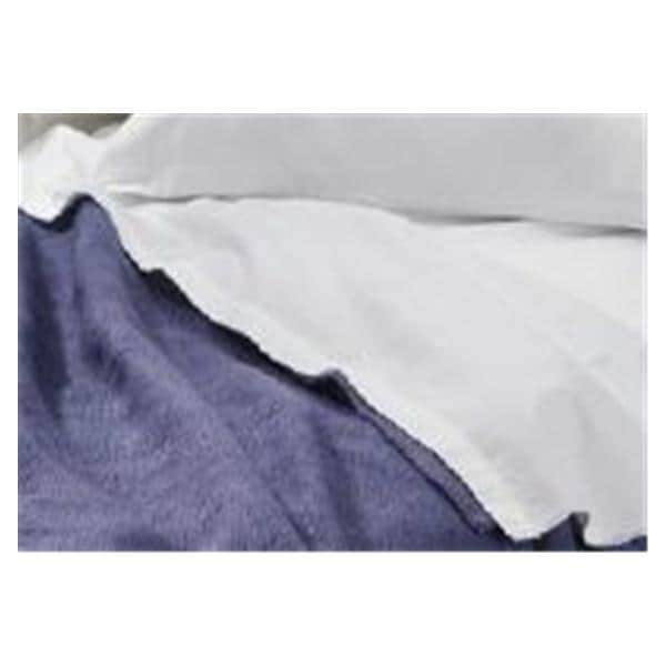 Links Spread Blanket White Cotton/Polyester 74x96"