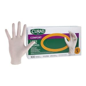 Accucare Latex Exam Gloves Small Beige Non-Sterile