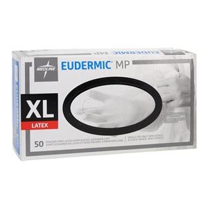 Eudermic MP Latex Exam Gloves X-Large Blue Non-Sterile