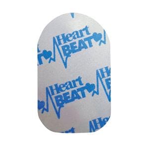 HeartBeat Electrocardio Electrode 1.25x0.812" Mylar/Repositional Gel 1000/Ca