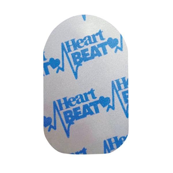 HeartBeat Electrocardio Electrode 1.25x0.812" Mylar/Repositional Gel 1000/Ca