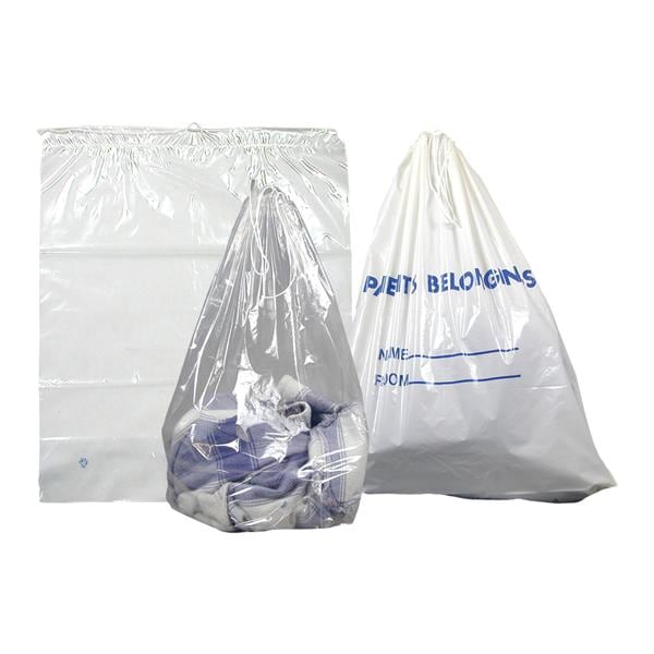 Patient Belongings Bag Transparent 20x20"