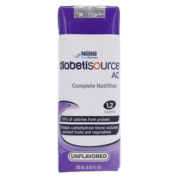 Diabetisource AC Adult TB Fd Formula Prtn/Carb/Ft Unflavored 250mL Carton 24/Ca