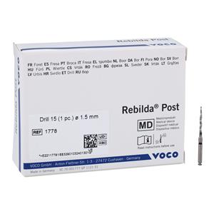 Rebilda Post Post Drill 1.5 mm Black Ea