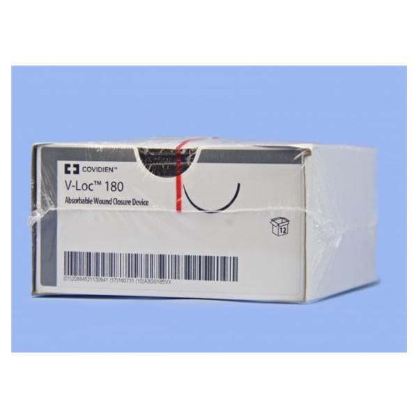 V-LOC 180 Suture 2-0 24" Polyglyconate Barbed P-14 Clear 12/Bx