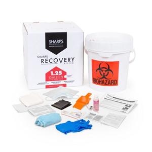 Sharps Recovery System Spill Mailer System 5qt Ea