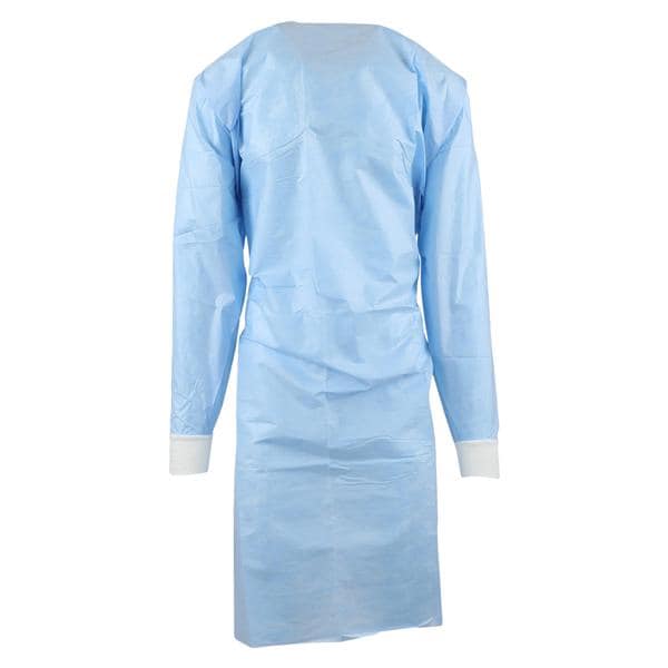 Comfort Protective Gown Not AAMI Rated Spnbnd Flm Lmnt 2X Large Blue 100/Ca