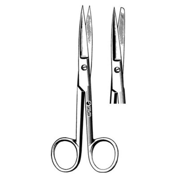 Operating Scissors Straight 5-1/2" Stainless Steel Non-Sterile Reusable Ea