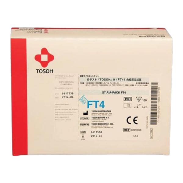 ST AIA-Pack fT4: Free Thyroxine Reagent For POL 20x5 Tray 100/Bx