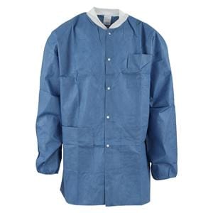 SafeWear Hipster Protective Lab Jacket SMS PP Fbrc Small Deep Blue 12/Bg