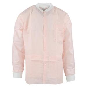 SafeWear Hipster Protective Lab Jacket SMS PP Fbrc Large Pretty Pink 12/Bg, 5 BG/CA