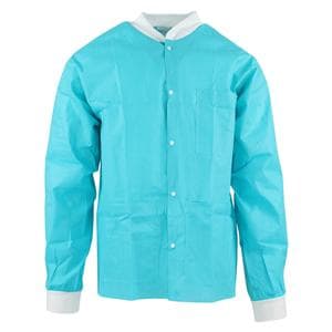 SafeWear Hipster Procedure Lab Jacket SMS Polypro Fbrc Small Tropical Teal 12/Bg
