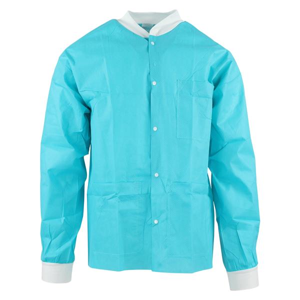 SafeWear Hipster Protective Lab Jacket SMS PP Fbrc Medium Tropical Teal 12/Bg