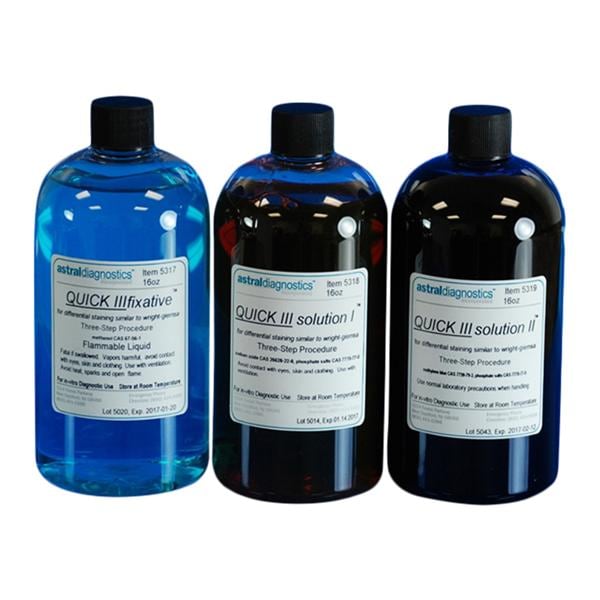 Quick III Stain Solution I 16oz 1/EA