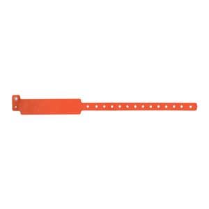 Speedi-Band Write-On Wristband Vinyl Orange Adult 500/Bx