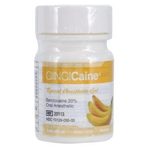 Gingicaine Topical Anesthetic Gel Banana 1oz/Jr