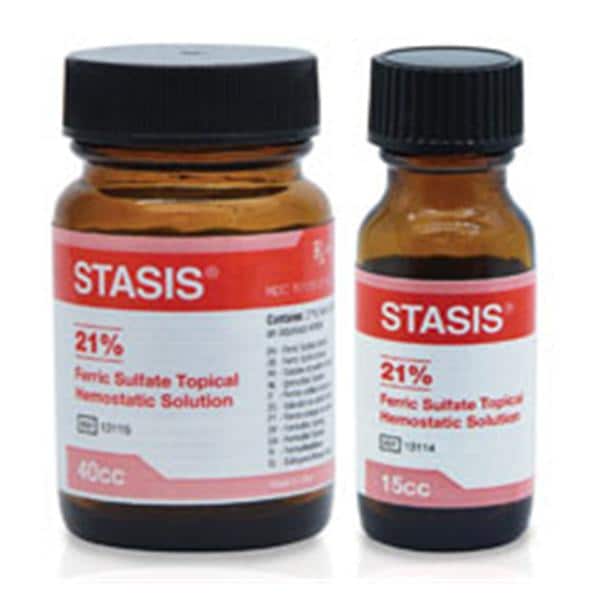 Stasis Hemostatic Solution Liquid 40 mL Individually Packaged