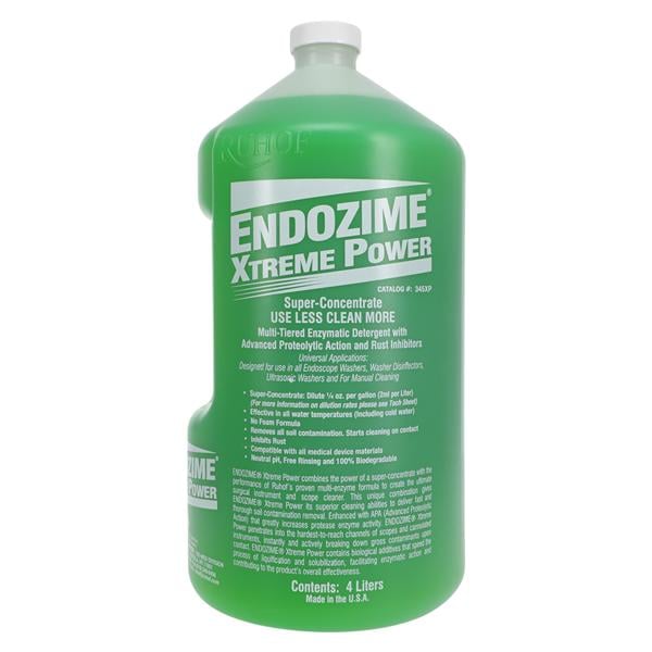 Endozime Ultrasonic Concentrate Enzymatic Detergent 1 Gallon Ea